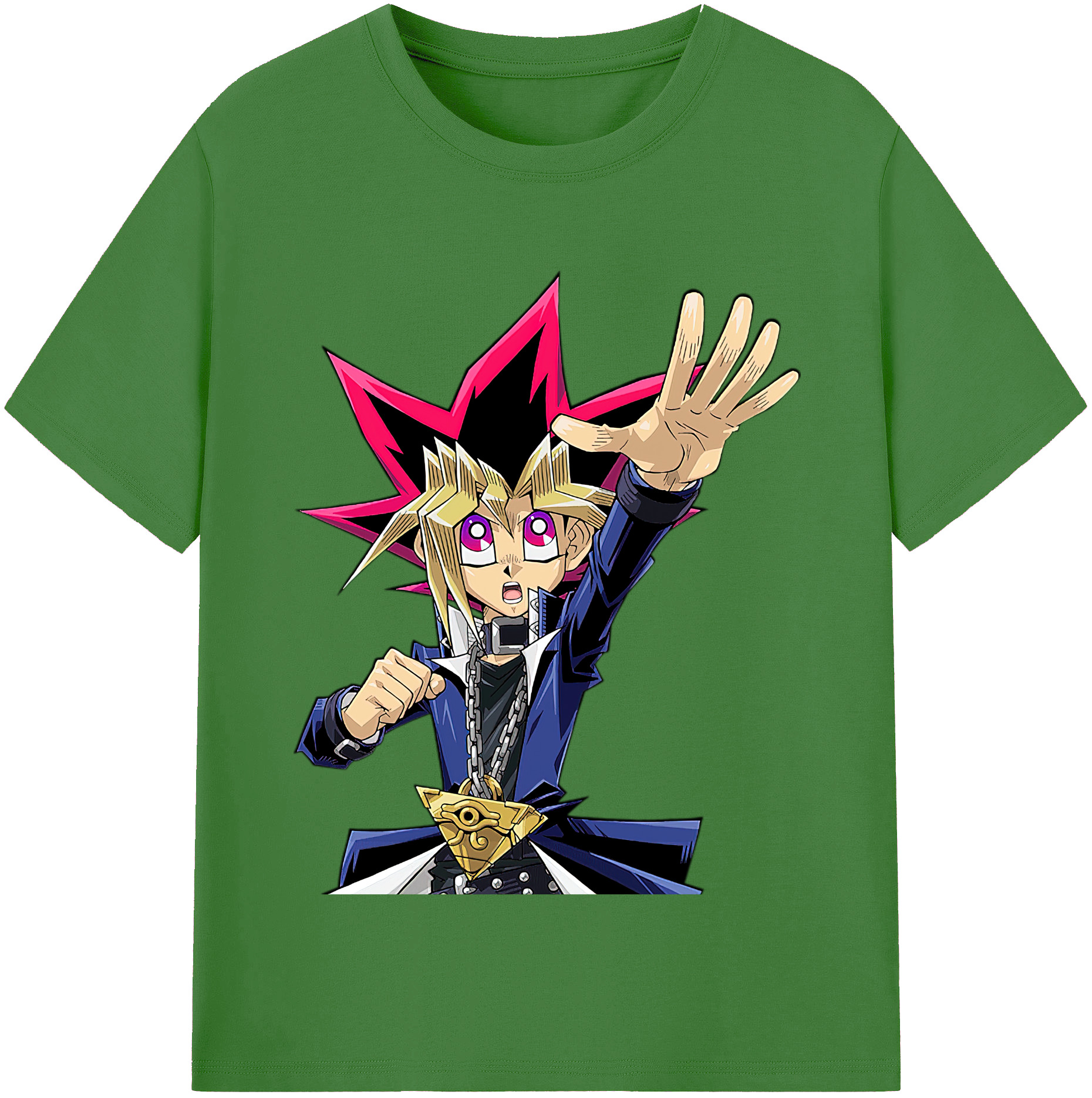 （画像用） 遊☆戯☆王 Yu-Gi-Oh! レディースカジュアルプリントTシャツ（綿100％）